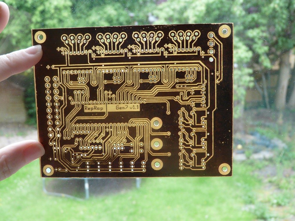 Etched and Drilled PCB