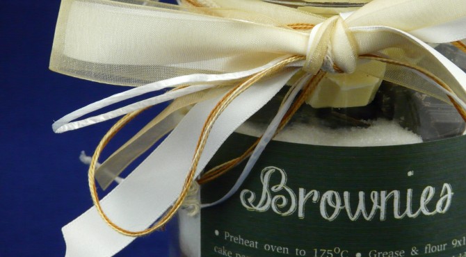 Brownies in a Jar Decoration