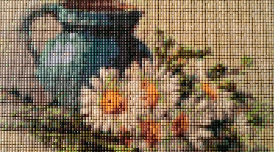 Daisies Pixel Mosaic